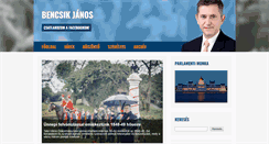 Desktop Screenshot of bencsikjanos.hu